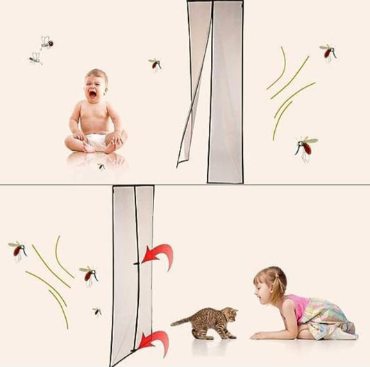 Magnetic Mosquito Screen Door (Premium Quality) @ Just