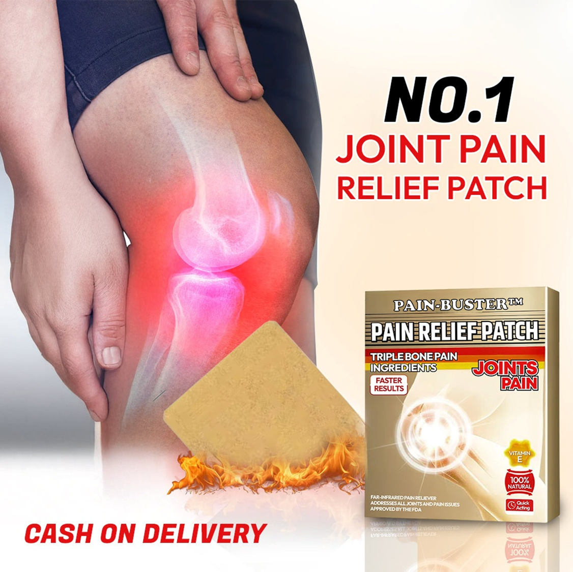 Pain-Buster™ Pain Relief Patch | 🔥Pack of 10 Patches🔥
